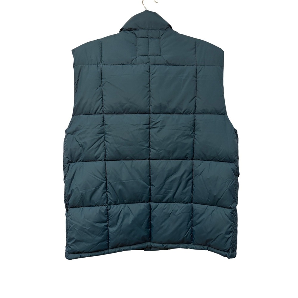 J Crew Quilted Puffer Vest Mens XL Primaloft RECENT‎ 2023 Teal - Picture 8 of 9